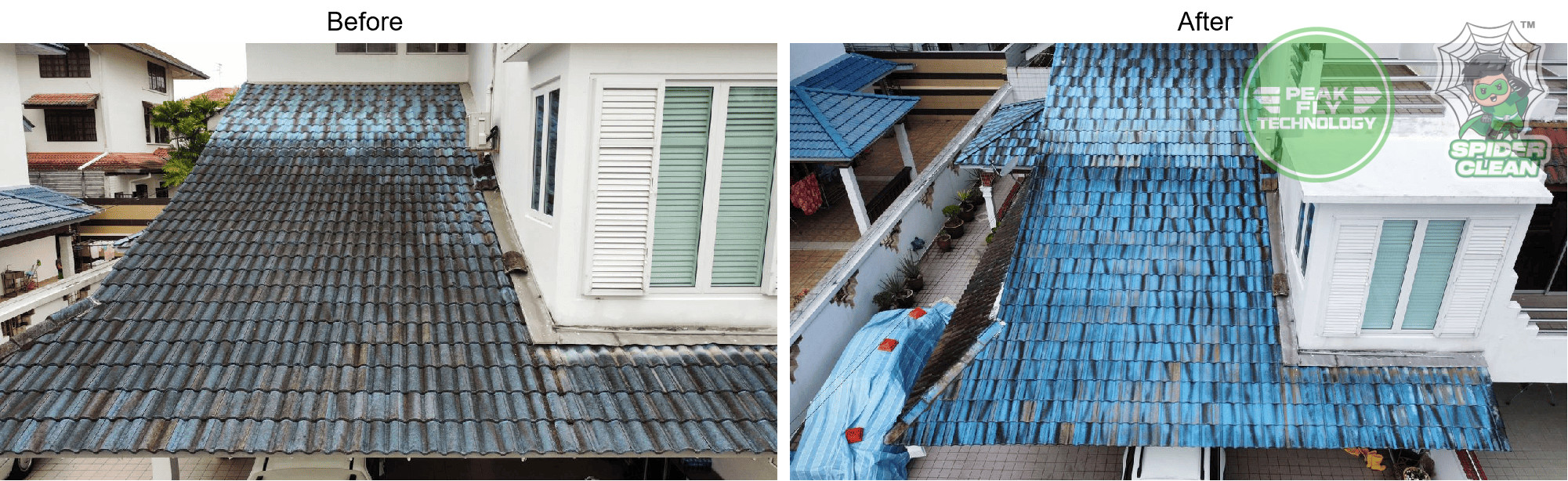 Peak Fly Technology (M) Sdn. Bhd. | Project - Roof Cleaning