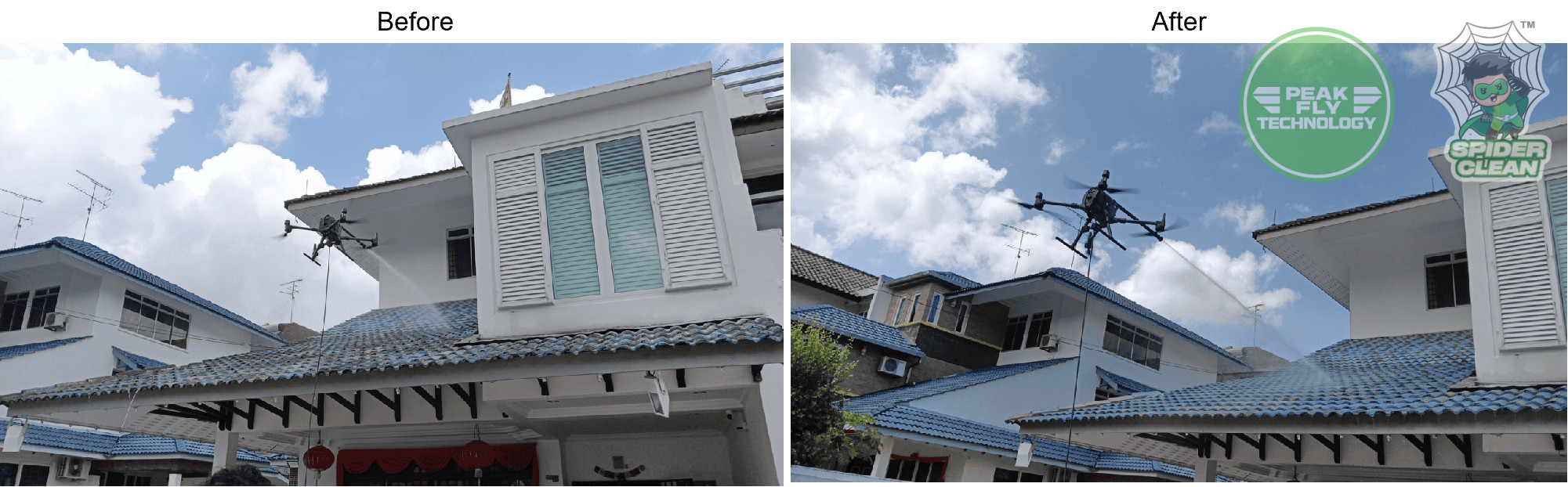 Peak Fly Technology (M) Sdn. Bhd. | Project - Roof Cleaning