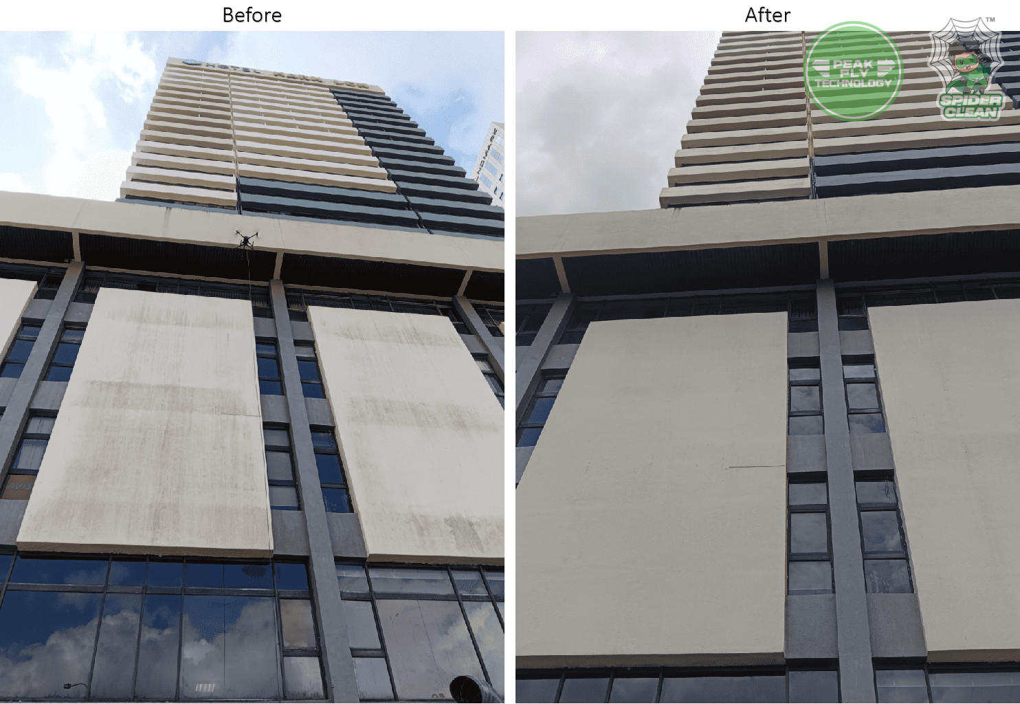 Peak Fly Technology (M) Sdn. Bhd. | Project - High-Rise Building & Facade Cleaning