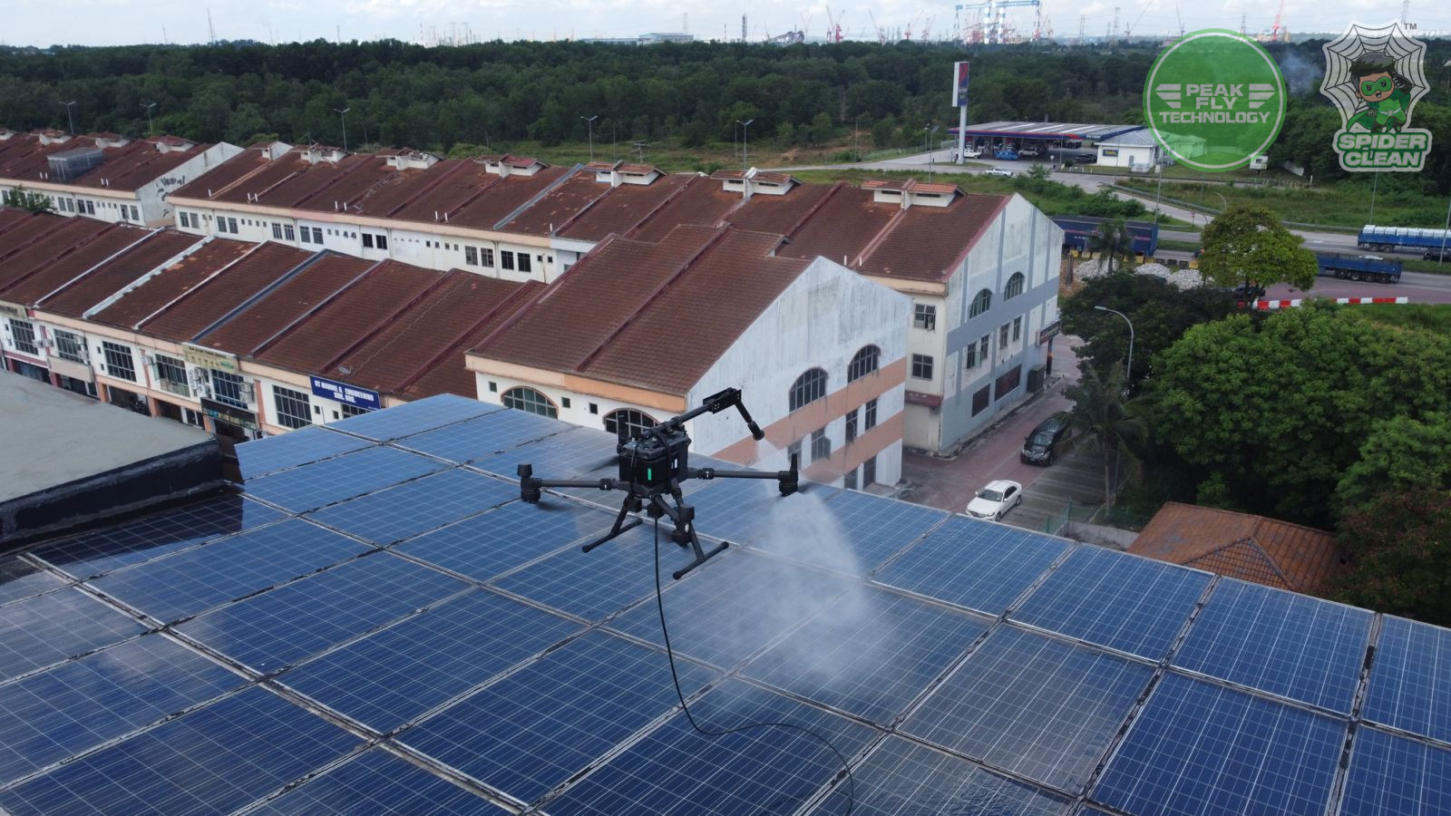 Peak Fly Technology (M) Sdn. Bhd. | Project - Solar Panel Cleaning
