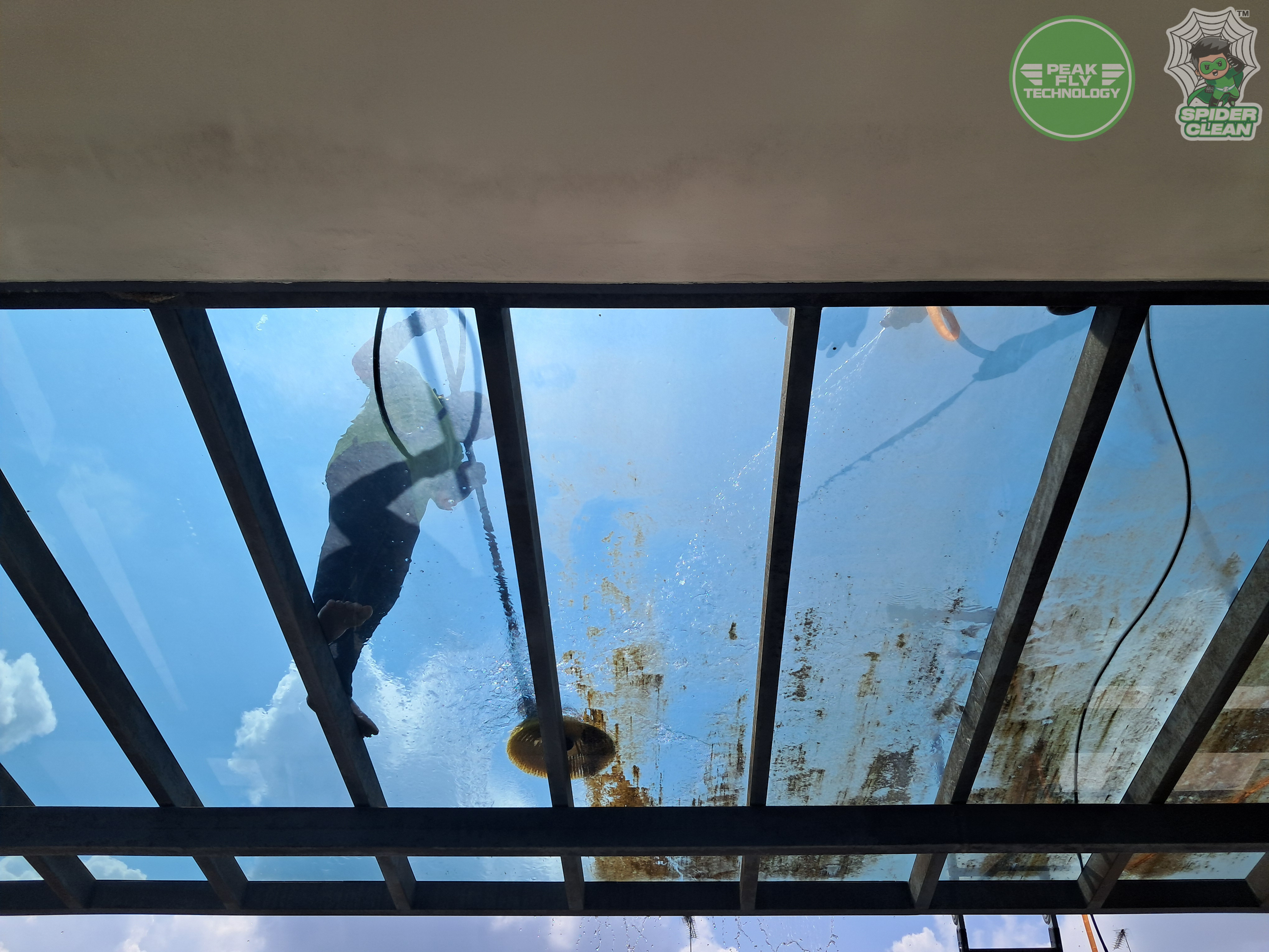 Peak Fly Technology (M) Sdn. Bhd. | Project - Awning Cleaning